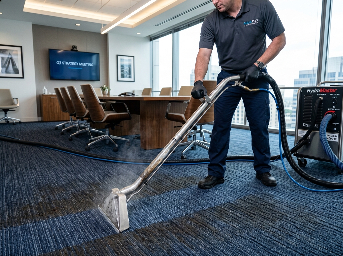 Nettoyage et injection extraction tapis moquette